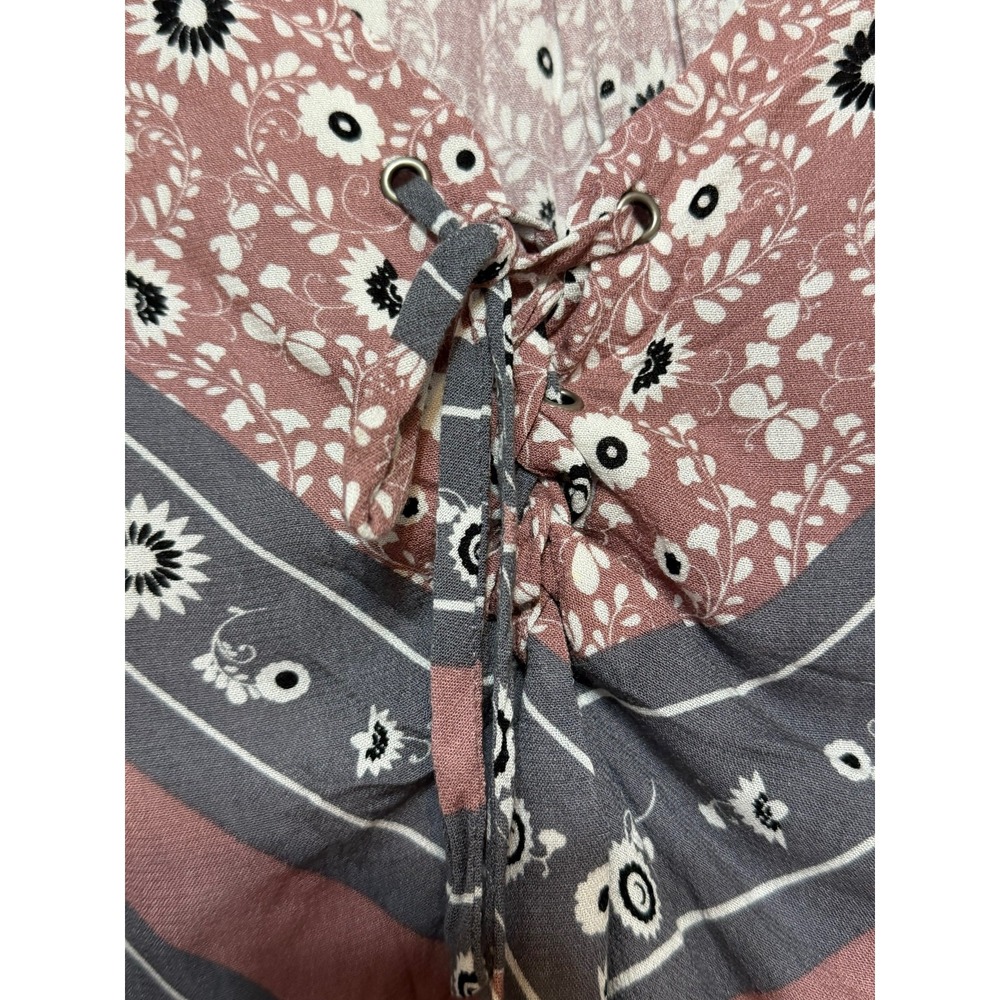 Jens Pirate Booty Boho Cottagecore Top Womens Medium Whimsical Meadowcore Arsty - Picture 3 of 8
